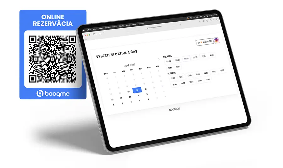 Rezervácie pomocou QR kódu